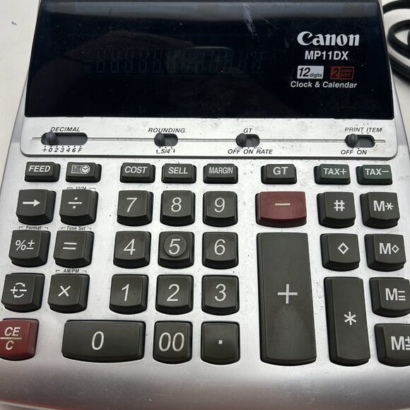 Canon MP11DX Printing Calculator *NO RIBBON ROLL* - Picture 2 of 6
